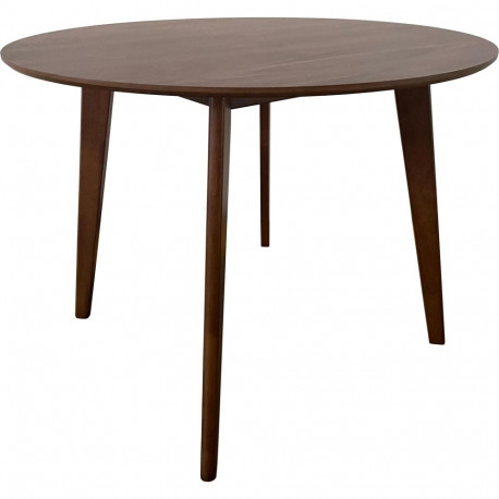 Dining table ROXBY D120xH76cm, walnut