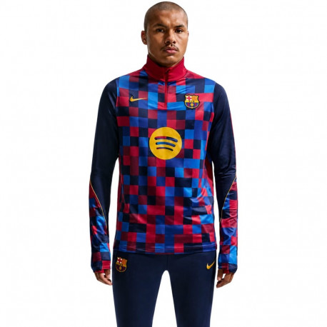 Nike meeste jalgpallisärk IQ1301 621 FC Barcelona Strike Home L, sinine-punane