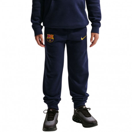Spodnie dla dzieci Nike FC Barcelona Club granatowe II3962 498 XS