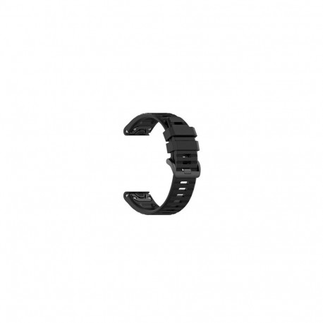 Fixed QuickFit silikoniranneke  22 mm  musta