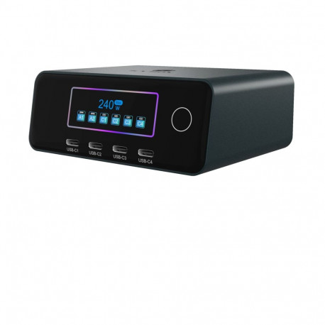 ICY BOX laadimisjaam Diamond Charge 2401 240W LCD-ekraaniga