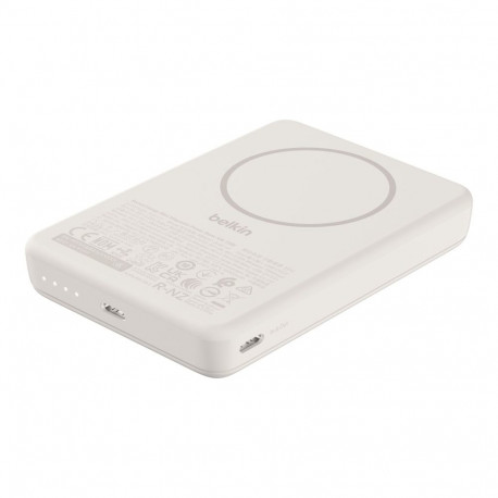 Belkin akupank BPD017hqSA BoostCharge Slim Qi2 7.5W 10000mAh magnetiga, liivakarva