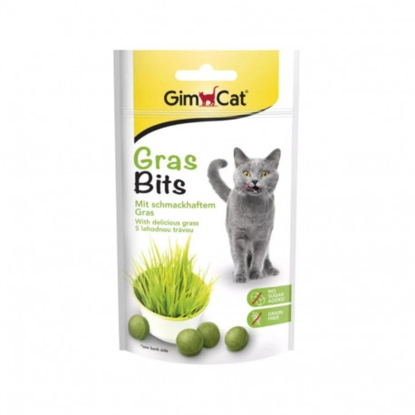 GIMCAT krõmpsuvad kassimaiused GrasBits 425g