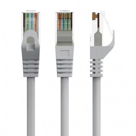 Cat.6 UTP Patch Cord, 0.25m, Grey