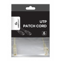 Patch cord Cat.6 UTP 0.25m grey