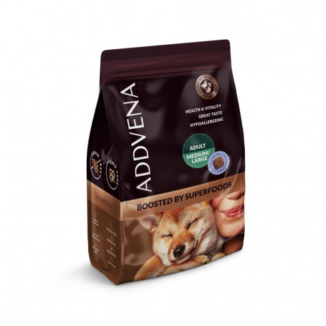 ADDVENA Boosted by superfoods Adult Medium/Large Beef - dry dog food - 2,5kg