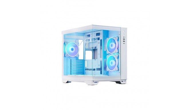 Chieftec arvutikorpus GM-30W-TG-OP kuubikukujuline, valge