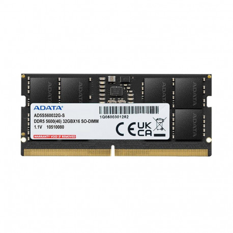 ADATA mälumoodul Premier 1 x 16GB DDR5 262-pin SO-DIMM ECC