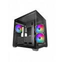 Case MARS MC-VIEW3 BLACK mATX 3xARGB