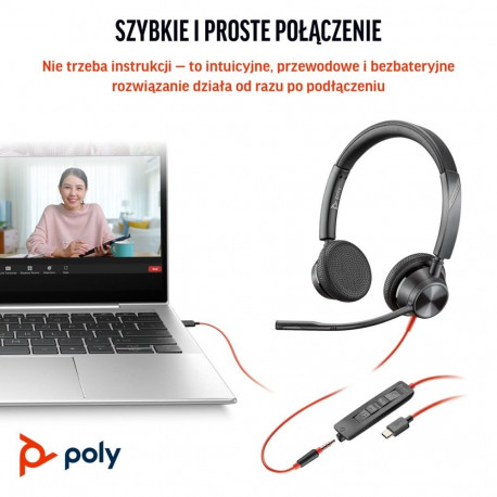 Poly Blackwire 3325 peakomplekt