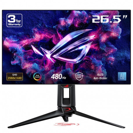 ASUS arvutimonitor ROG Swift OLED PG27AQDP 67.3cm (26.5") 2560x1440 Quad HD, must