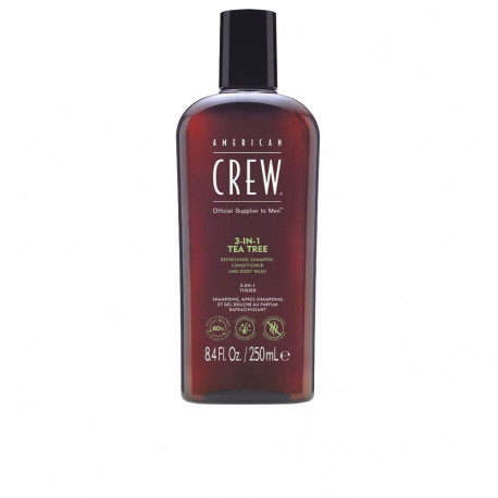 AMERICAN CREW TEA TREE 3 in 1 shampoo, conditioner and body wash 250 ml