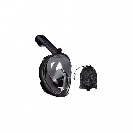 RoGer Full Dry Snorkeling Mask L / XL Black