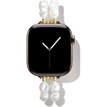 Kellarihm Ideal of Sweden Apple Watch 44/45/46/49mm Classy White Pearl