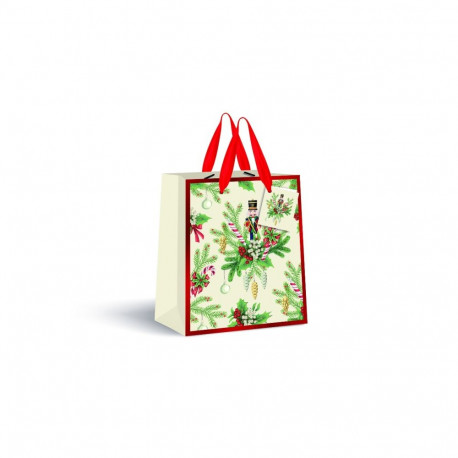 Kinkekott Christmas Cream 190g 33x46x13cm Interdruk