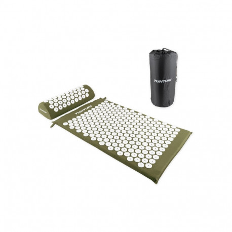 Akupunktuurimatt ja -padi TUNTURI Acupressure Mat And Pillow, Army Green