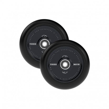 Ratas tõukerattale FUZION Thiccboys Wheels 30 x 110mm Black  (paar)