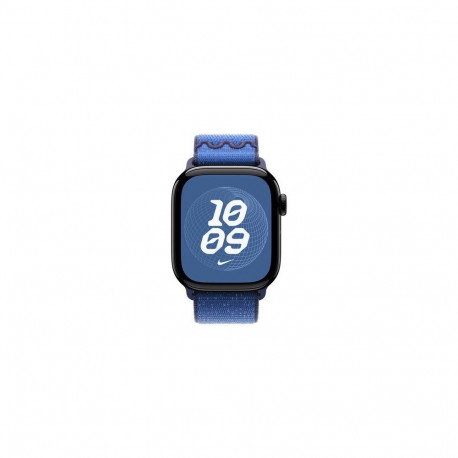 Apple Nike Sport Loop Band Blue Nylon, Recycled polyester, Spandex