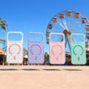 Bubble Dots Mag case for iphone 16 Pro Max 6,9" pink