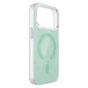 Bubble Dots Mag case for iphone 16 6,1" green