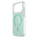 Bubble Dots Mag case for iphone 16 Pro 6,3" green