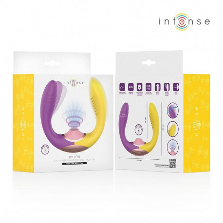 INTENSE - WILLOW 3-IN-1 SUCTION AND VIBRATION STIMULATOR