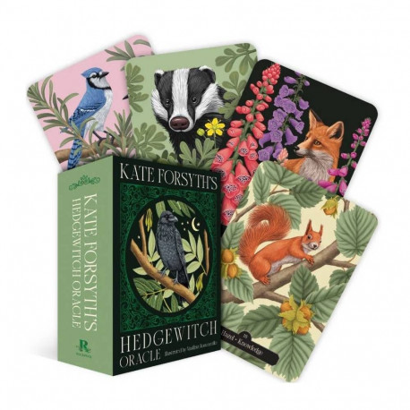 Oracle Card Deck - Kate Forsyth's Hedgewitch Oracle 44 Cards With Guidebook
