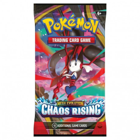 Trading Card - Pokémon Mega Evolution: Chaos Rising Booster Pack 10 Cards