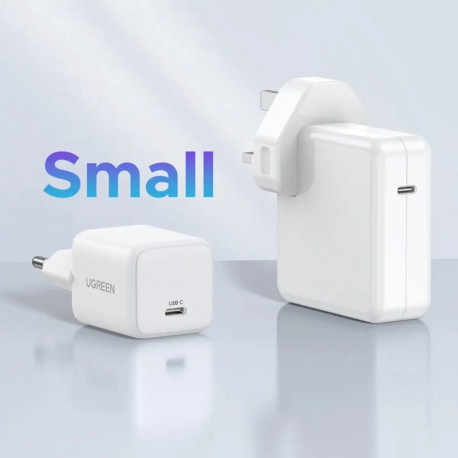 Ugreen X512 travel charger | 20W | GaN | USB-C | white