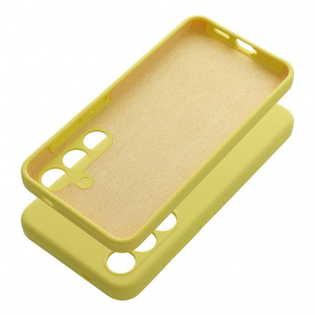 Case for Samsung A27 5G Silicone 2mm (camera protection) lemon