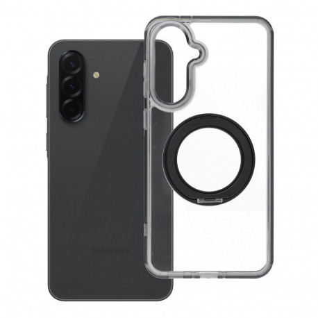 Case for Samsung A36 Frame Circle Stand compatible with MagSafe black