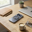 Case for iPhone 16 Frame Circle Stand compatible with MagSafe black