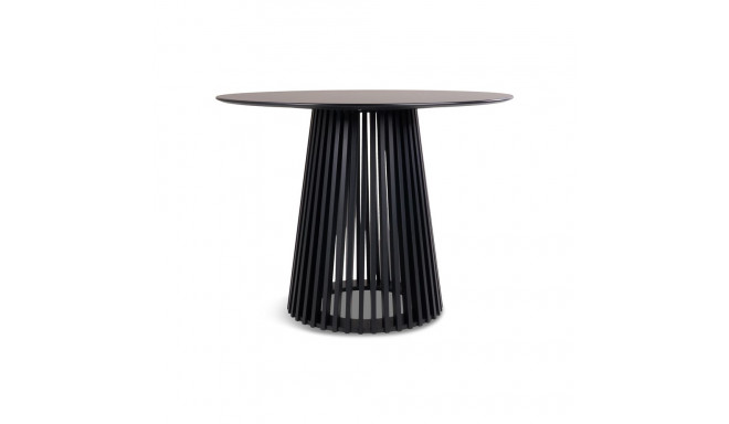 DINING TABLE DOMOLETTI D100CM BLACK