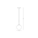 ripplamp RAILE E27 kuld