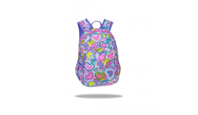 COOLPACK seljakott TOBY 1P pastelsete südamekestega