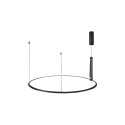 rippvalgusti 42W LED D90CM, must