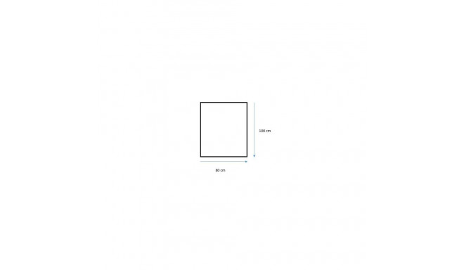 mirror hung simple b-edge 100x80cm