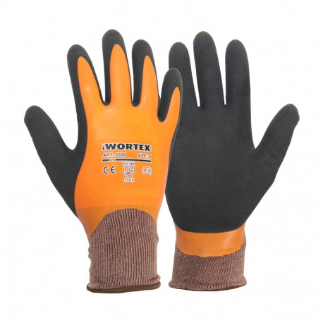 Töökinnas WORTEX latekskattega  XL10