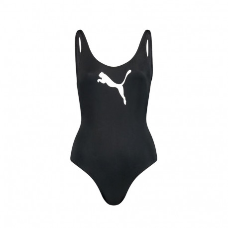Kostium kąpielowy damski Puma Swim Women Swimsuit 1P czarny 907685 06 M