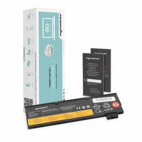 Lenovo aku SB10K97582 ThinkPad T470 T570 4400mAh (47Wh)