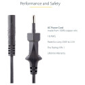StarTech sülearvuti toitekaabel 18AWG