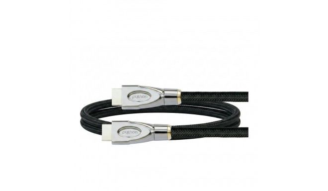 "Python HDMI® 2.1 Kabel 8K UHD-2 Nylongeflecht schwarz 1m"
