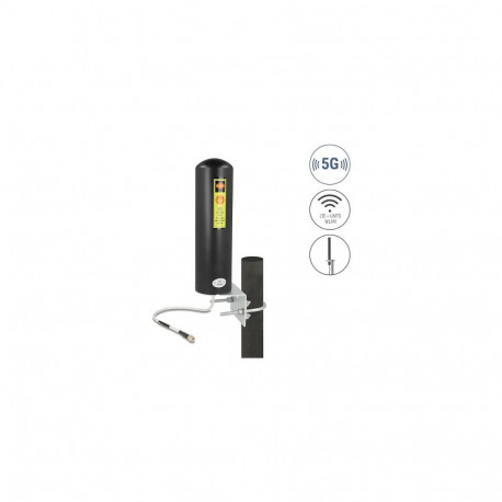 "5G LTE Antenne SMA Stecker 3 - 5 dBi starr omnidirektional Wand- und Mastmontage outdoor schwarz"