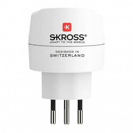 Skross reisiadapter Euroopast Šveitsi, Itaaliasse ja Brasiiliasse