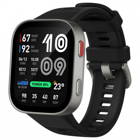 "Amazfit Bip Max Smartwatch silver"