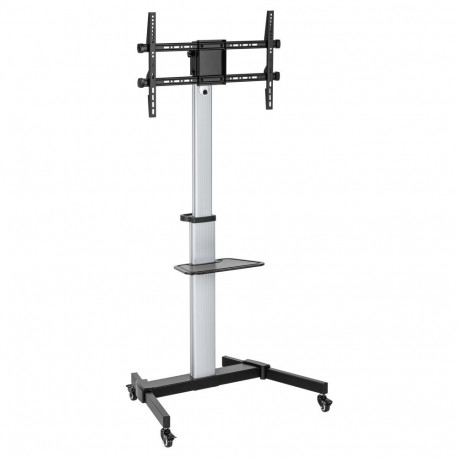 "EQUIP 650630 TV-Bodenständer Min. 94 cm (37"") Max. 2,18 m (86"") Max. VESA 600 x 400 mm 50 kg Silb