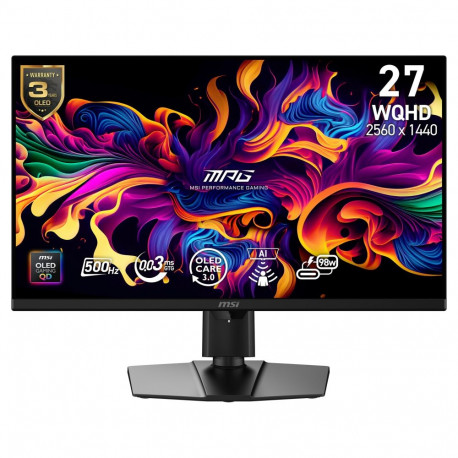 "67,3 cm (26.5"") 2560 x 1440 Pixel MSI 9S6-3CF49T-001 16:9 Wide Quad HD OLED 1 ms 500 Hz HDR Displa