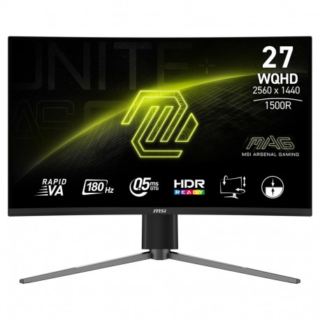 "68,6 cm (27"") 2560 x 1440 Pixel MSI 9S6-3CD94M-012 16:9 Wide Quad HD VA 0,5 ms 180 Hz HDR DisplayP