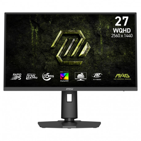 MSI monitor 9S6-3CE49H-077 68,6cm (27") 2560 x 1440 pixel 16:9 wide quad HD rapid IPS 0,5ms 320Hz HD