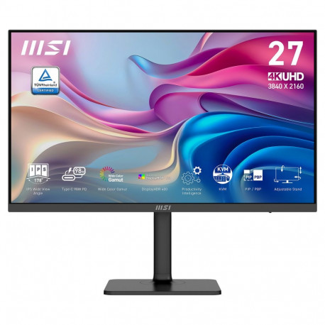 "68,6 cm (27"") 3840 x 2160 Pixel MSI 9S6-3PB19H-270 16:9 4K Ultra HD IPS 4 ms 60 Hz HDR DisplayPort